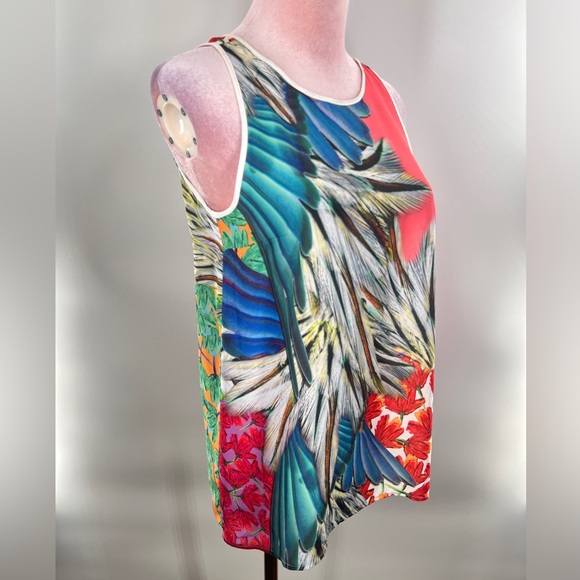 EUC Clover Canyon Multi Print Blouse - Picture 3 of 8